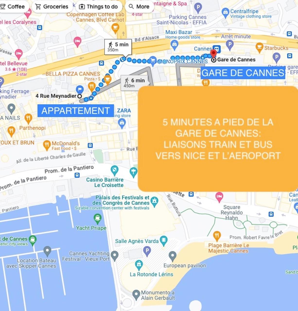 Property With Style - Rue Meynadier - 350M Palais & Beach! Κάννες Εξωτερικό φωτογραφία